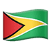 🇬🇾 flag: Guyana display on Apple